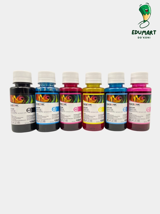 Epson printerlari uchun siyoh INKBANK 6xil rang 100ml - 