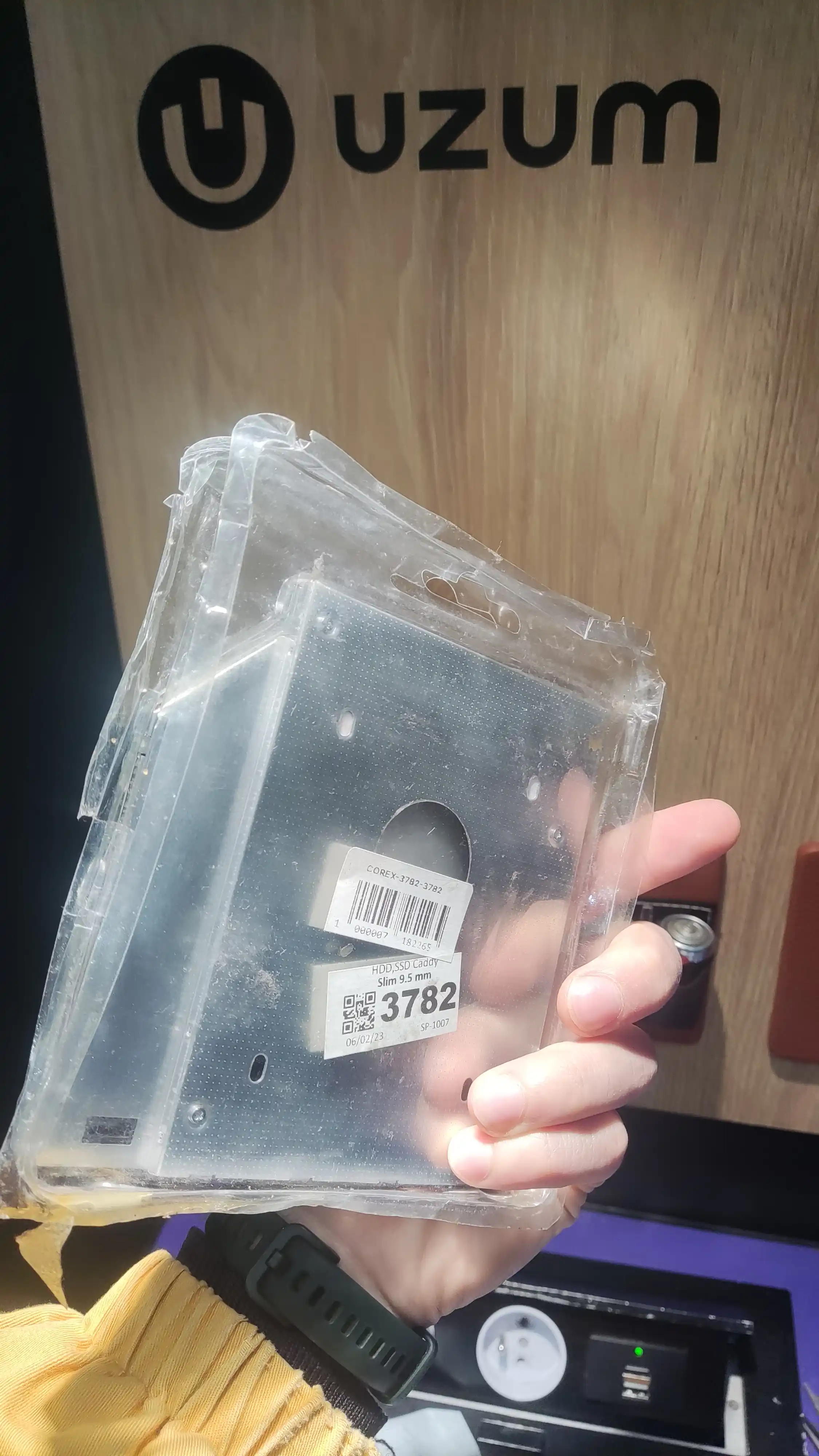 Cалазки для установки дополнительного SSD и жесткого диска в ноутбук HDD Caddy 2.5"