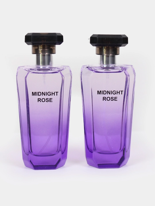 Парфюмерная вода для женщин Rose, Midnight, цветочный аромат, 50 мл + 50 мл