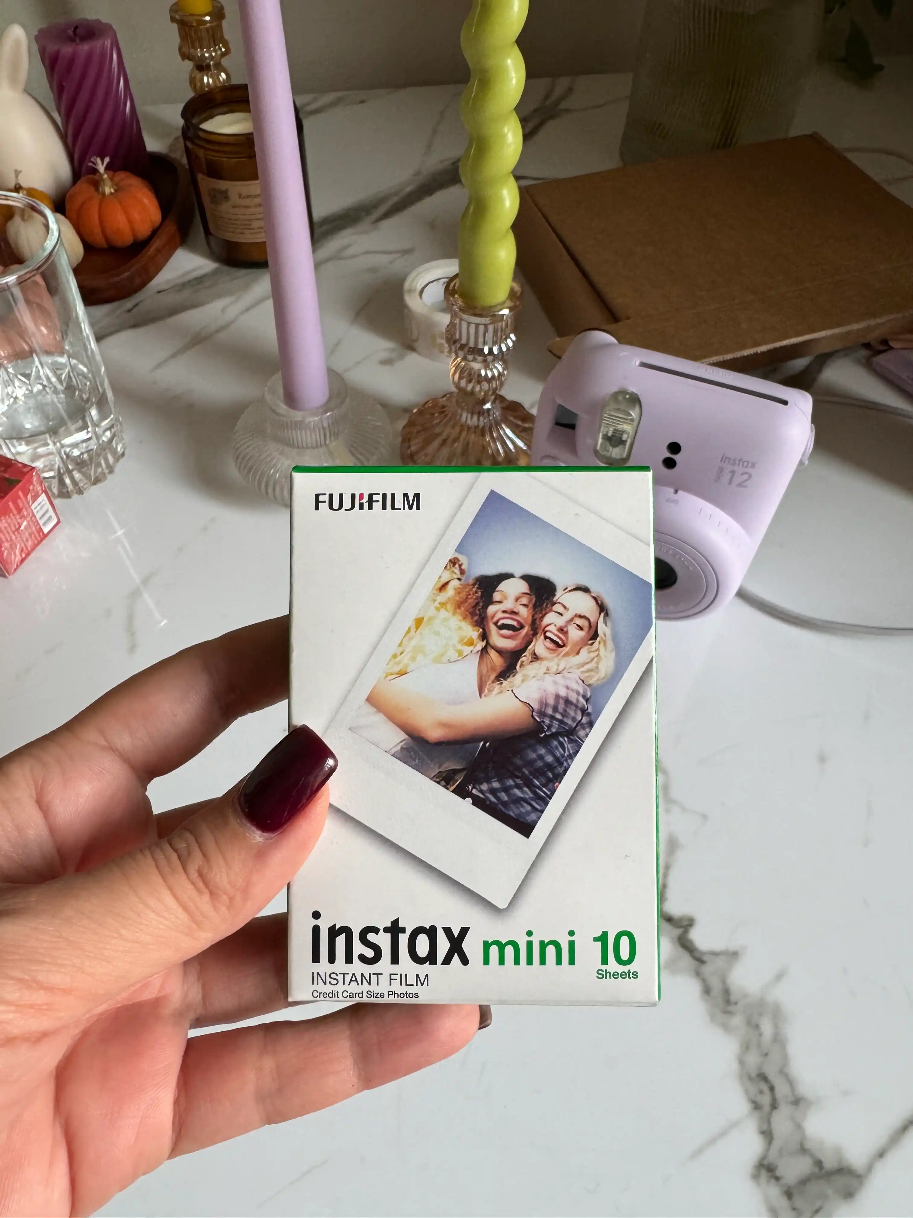 Instax Mini tezkor chop etish fotoapparati uchun kartrij, 10 ta fotosurat