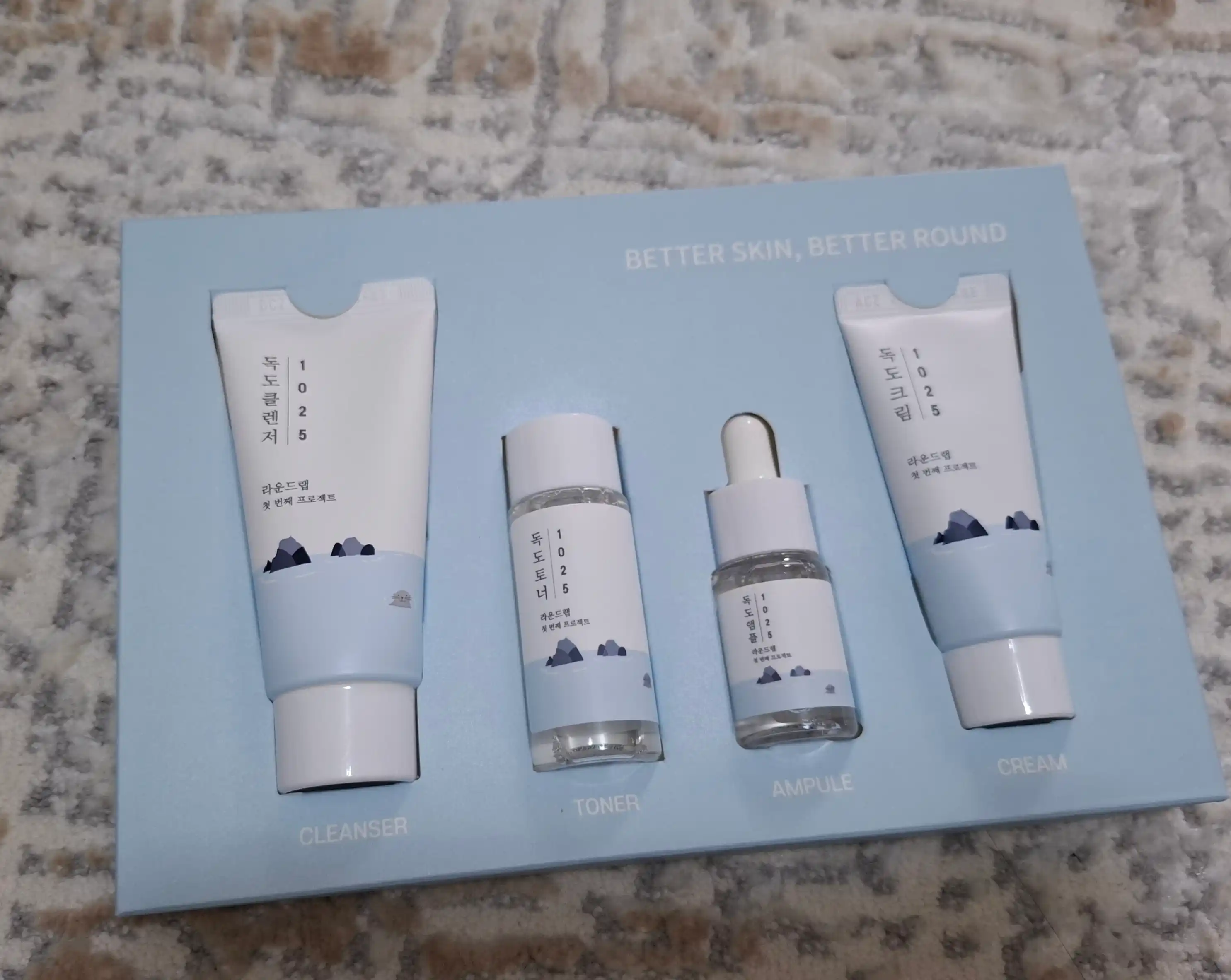 Наборы миниатюр для базового ухода Round Lab Skincare Trial Kit