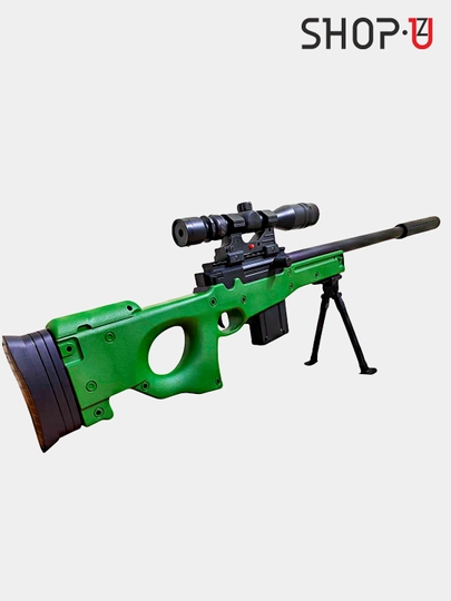 AWM L92 bolalar havo snayper miltig'i, glushitelli va lazerli pritsel, Ak47 - 