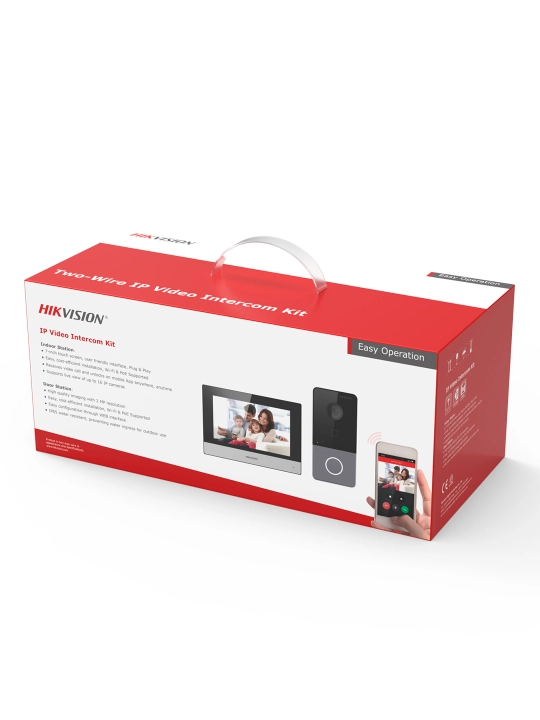 IP Домофон DS-KIS603 Hikvision, видео домофон с поддержкой mifare карта - 