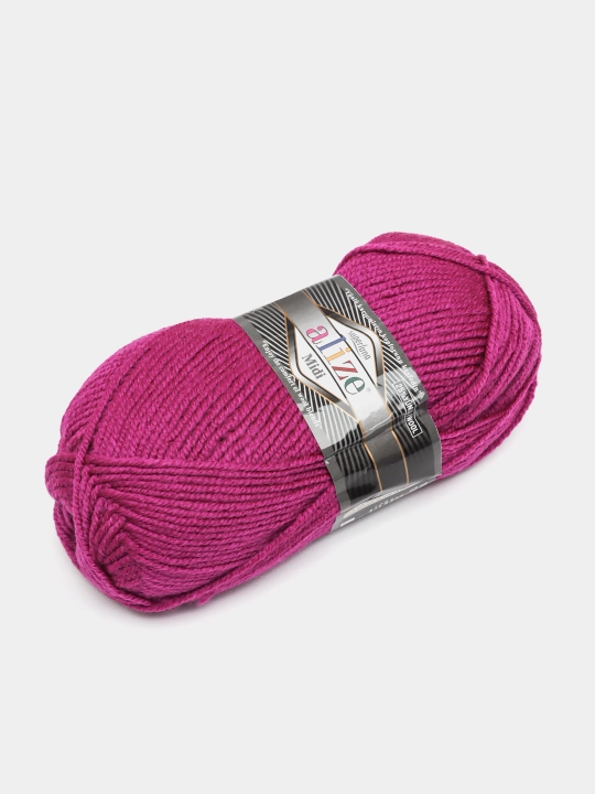 Нить для вязания Alize Superlana Midi, 25% шерсть, 75% акрил, 100 г, 170 м