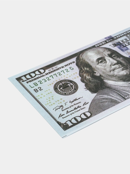 Dollar suvenir, soxta pullar, 100 USD