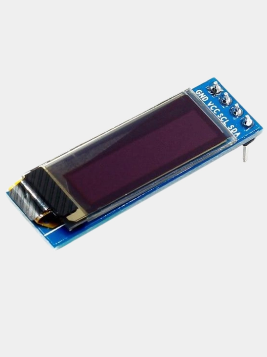 0.91 dyuymli OLED LCD displey,  3-5 V, 4 pinli, 128 * 32 pikselli, LCD displey moduli