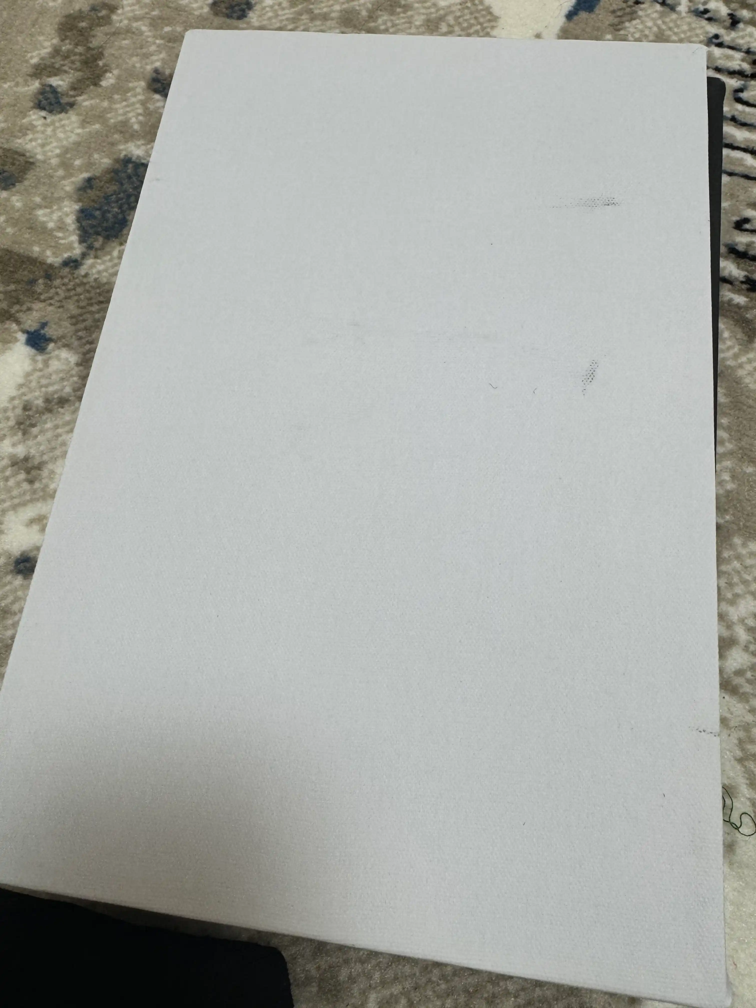 Bo'yash uchun ramkali gruntlangan xolst, 280 g/m3, qora, katta, kichik