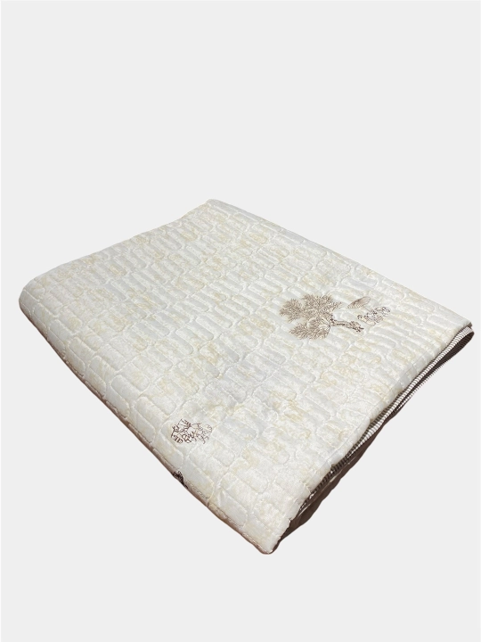 Pled bambuk yotoq uchun naqshli dekorativ bir kishilik