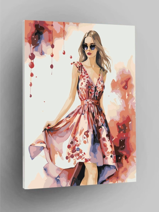 Raqamlar bo'yicha rasm chizish ARTERY "Ayollar " holstda chizmachilik, 40*50 sm - 