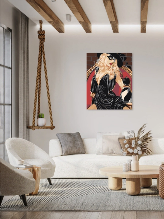 Raqamlar bo'yicha rasm chizish ARTERY "Ayollar " holstda chizmachilik, 40*50 sm
