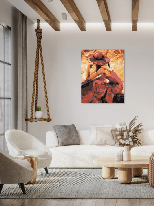 Raqamlar bo'yicha rasm chizish ARTERY "Ayollar " holstda chizmachilik, 40*50 sm