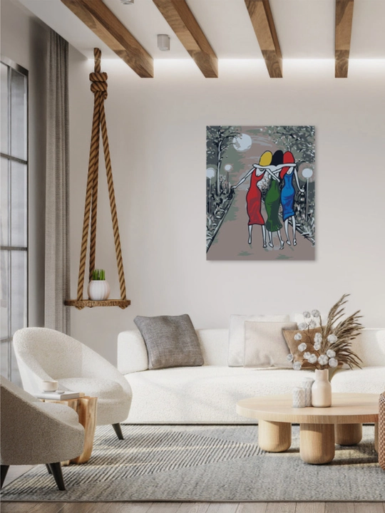 Raqamlar bo'yicha rasm chizish ARTERY "Ayollar " holstda chizmachilik, 40*50 sm