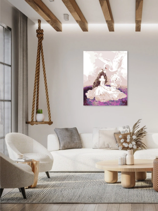 Raqamlar bo'yicha rasm chizish ARTERY "Ayollar " holstda chizmachilik, 40*50 sm