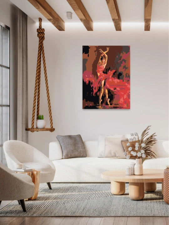 Raqamlar bo'yicha rasm chizish ARTERY "Ayollar " holstda chizmachilik, 40*50 sm