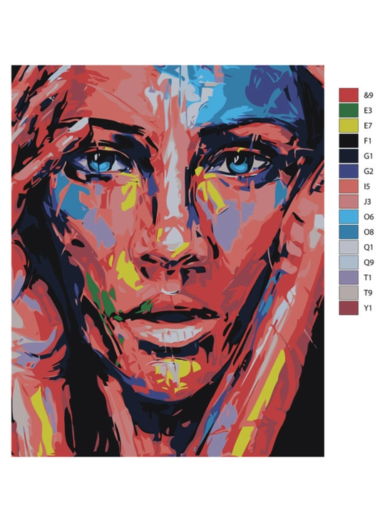 Картина по номерам ARTERY "Женщины" раскраска на холсте, 40 * 50 см