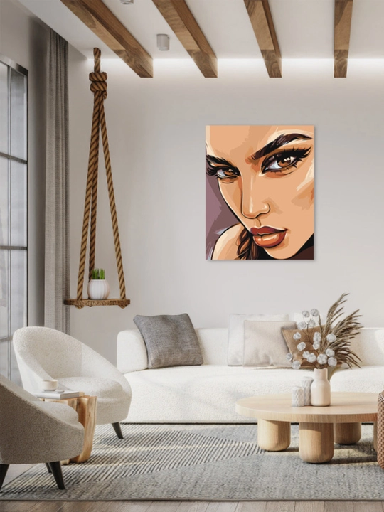 Raqamlar bo'yicha rasm chizish ARTERY "Ayollar " holstda, 40 * 50 sm