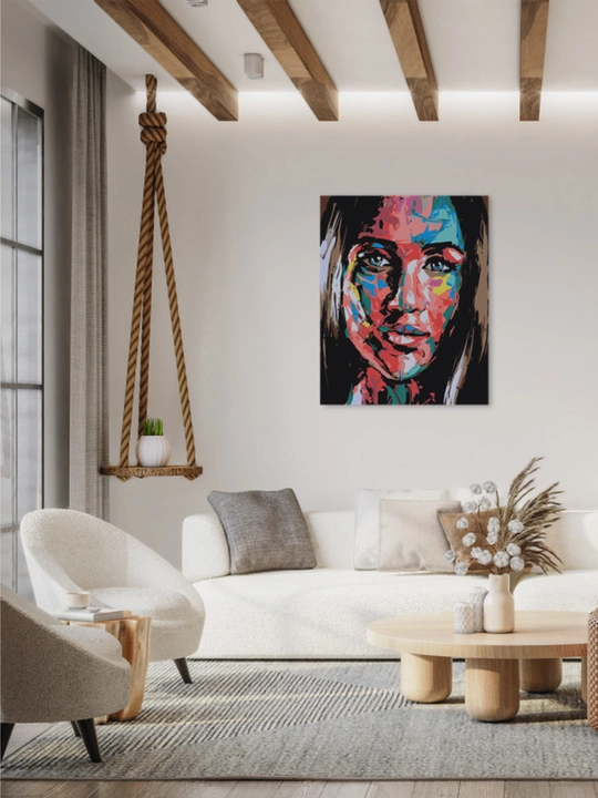 Raqamlar bo'yicha rasm chizish ARTERY "Ayollar " holstda, 40 * 50 sm