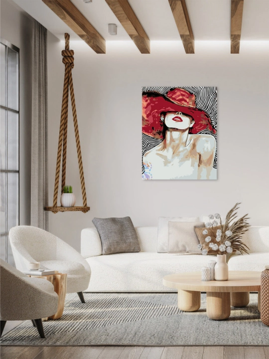Raqamlar bo'yicha rasm chizish ARTERY "Ayollar " holstda, 40 * 50 sm