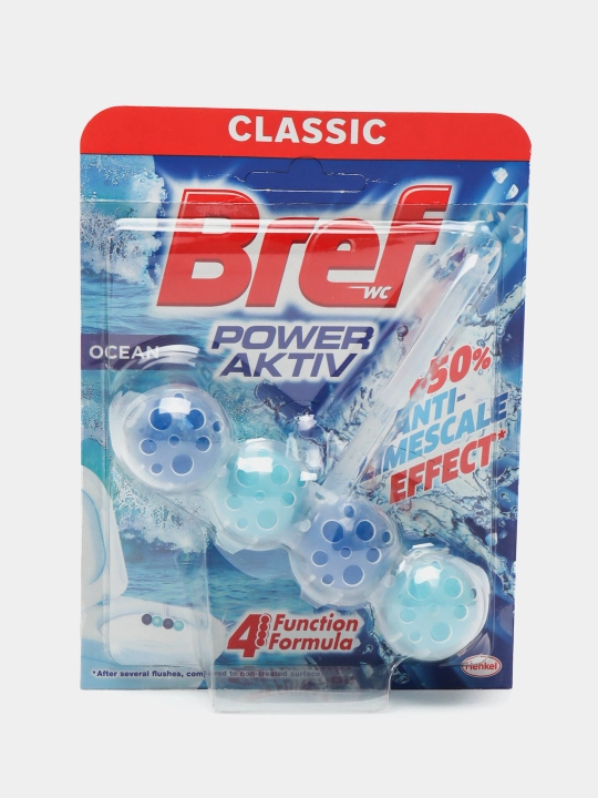 Xojatxona bloki unitaz uchun Bref Power Aktiv Ocean, 50 g