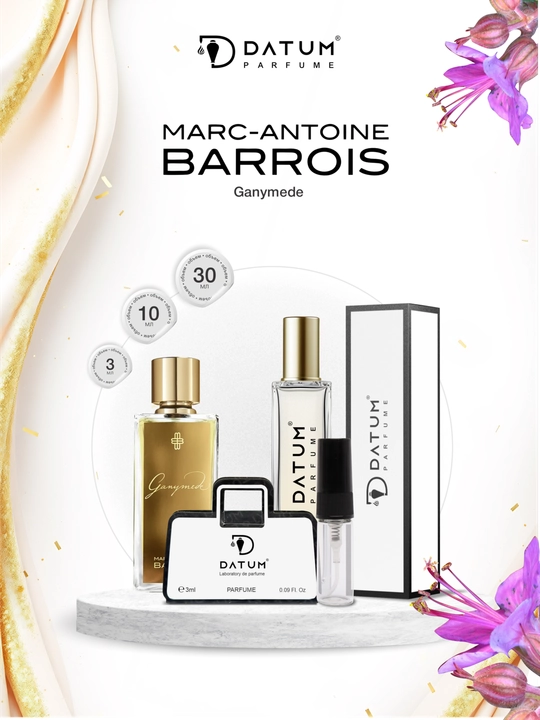 Духи унисекс Datum Parfume Ganymede с мандарином, шафраном, фиалкой, османтусом и замшей - 