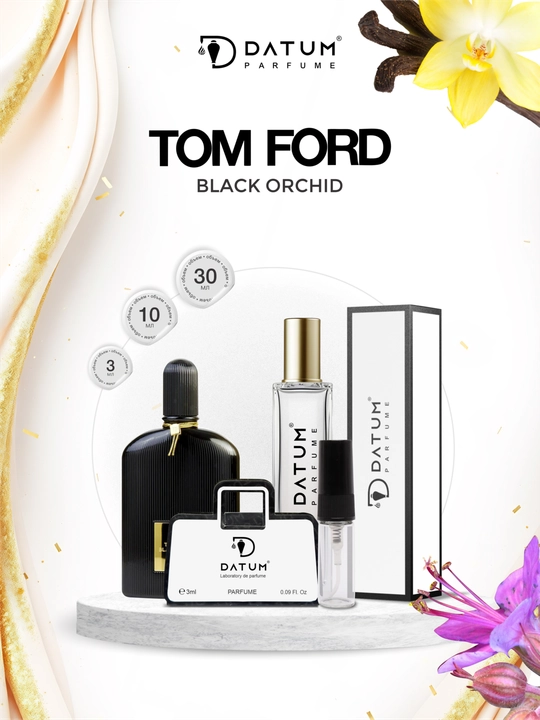 Духи унисекс Datum Parfume Black Orchid с трюфелем, орхидеей, ванилью и пачули - 