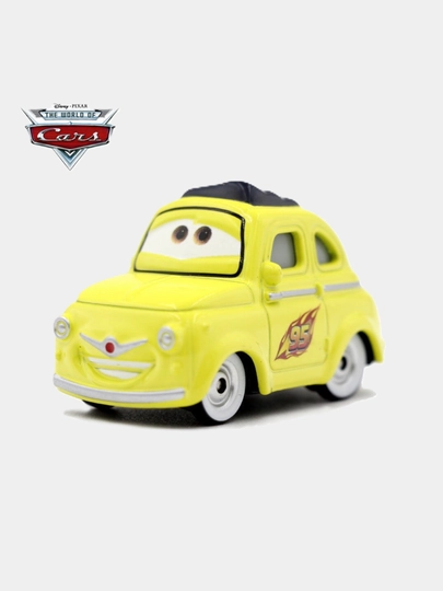 Тачки коллекционные, металлические, игрушечные, машинки 1,64 Disney Pixar Cars Makvin — MATTEL-PIXAR1-ЖЕЛТ