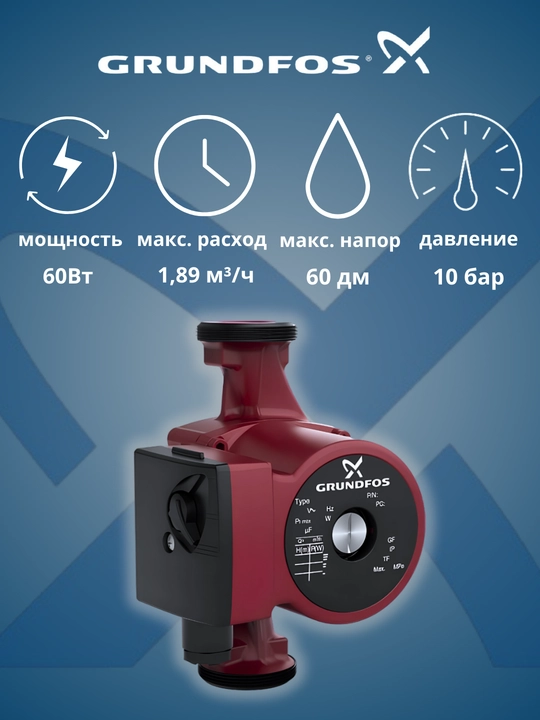 Aylanma nasos UPS 32-60-180 Grundfos