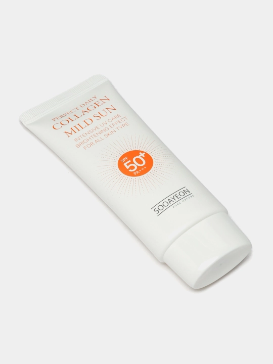 Yuz uchun quyosh kremi SPF Sooayeon Perfect Daily Collagen Mild Sun