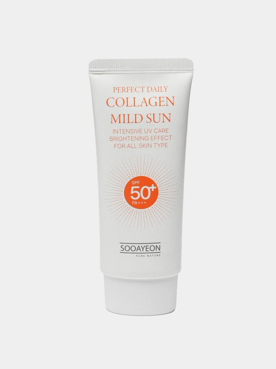 Yuz uchun quyosh kremi SPF Sooayeon Perfect Daily Collagen Mild Sun