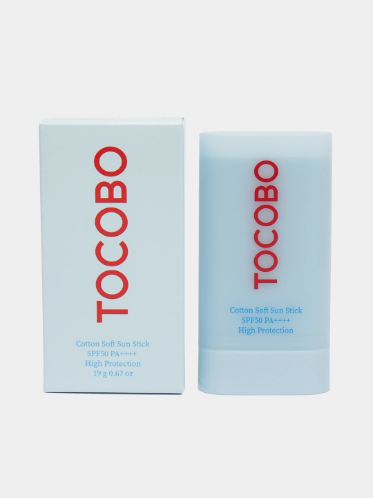 Солнцезащитный стик для лица Tocobo Cotton Soft Sun Stick SPF50 + PA++++