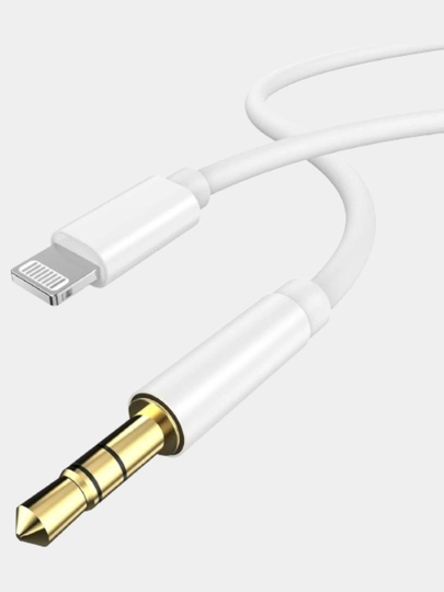 IPhone Переходник AUX Lightning на аудио 3.5