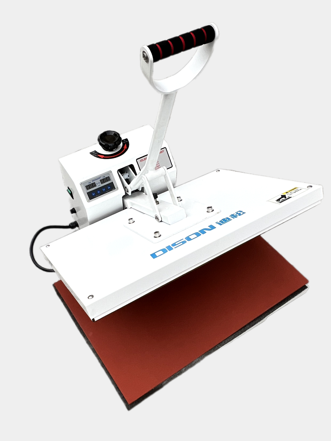 Ko'paytirish va termal bosib chiqarish uchun qo'lda issiqlik pressi Dison, 80x40 va 60x40