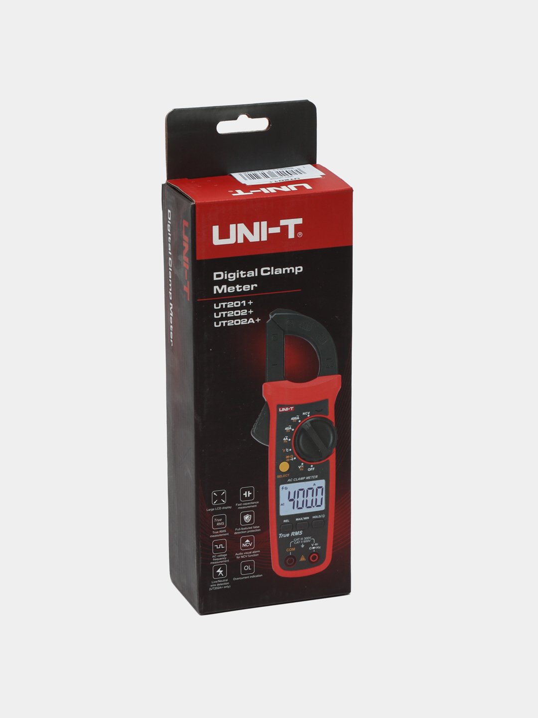 Raqamli oqim qisqich o'lchagich UNIT UT 201+, tester, multimetr