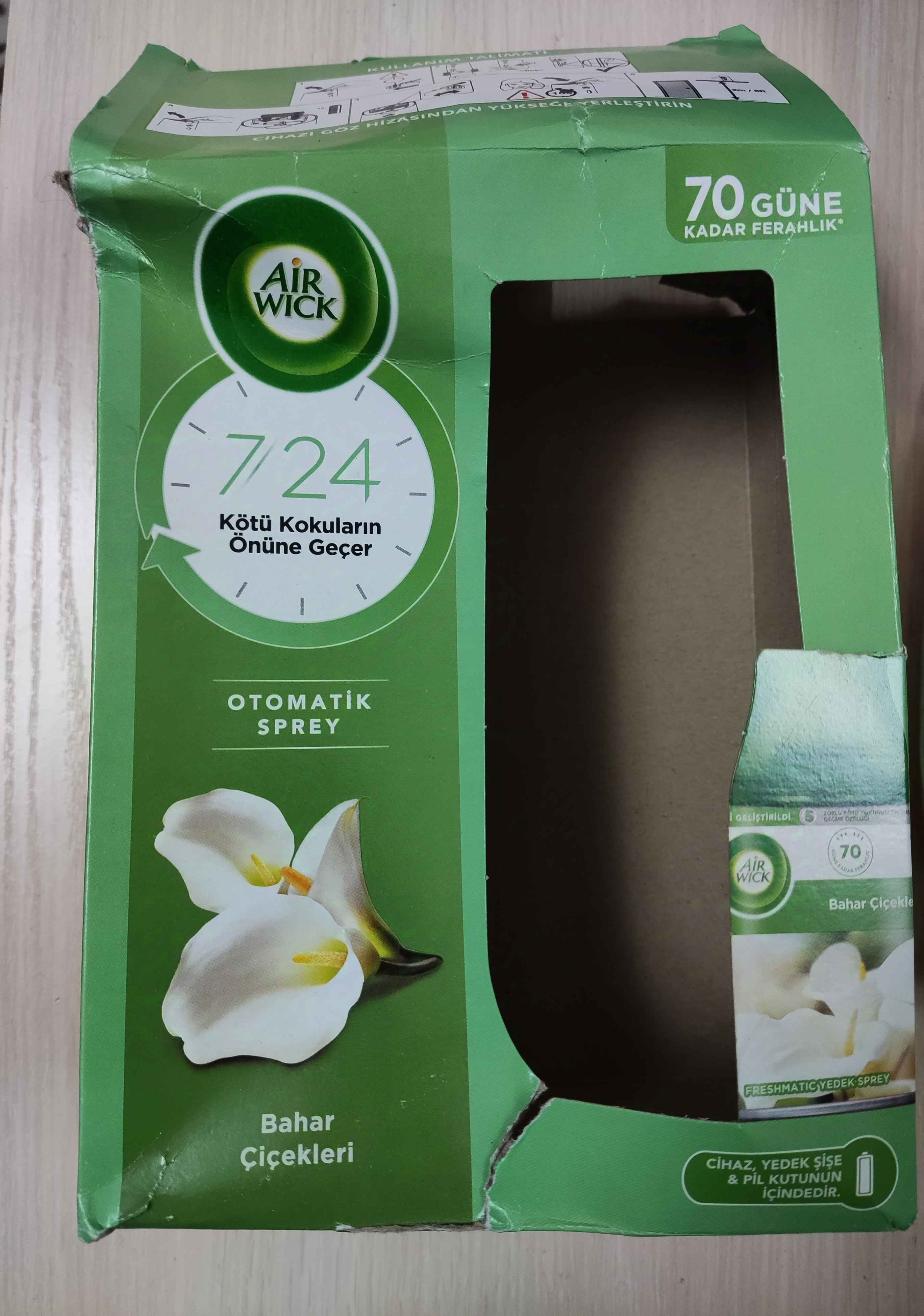 Avtomatik havo spreyi Air Wick "Paradise Flowers", 250 ml