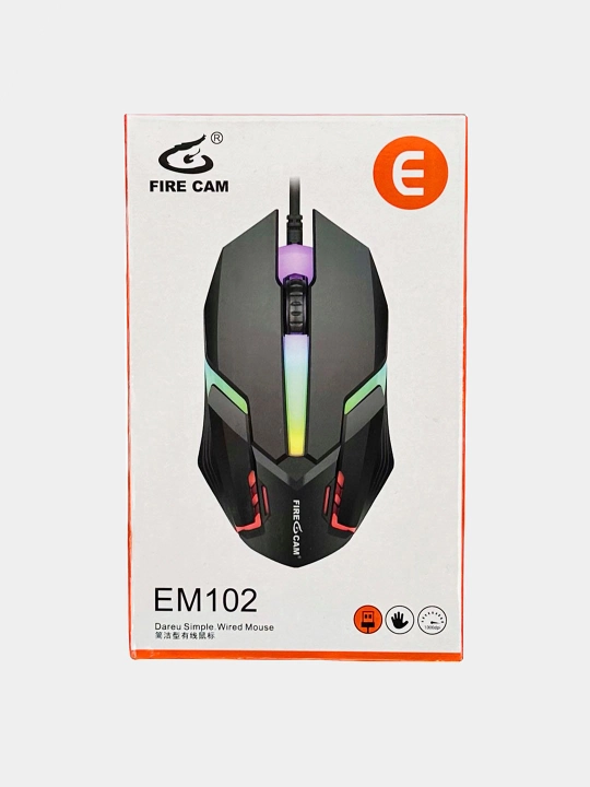 Игровая мышка Fire Cam EM 102, c RGB подсветкой