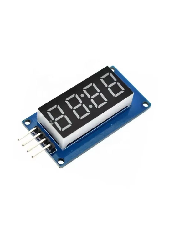 4-битный ТМ1637 красный цифровой светодиодный дисплей для часов, модуль Arduino - 