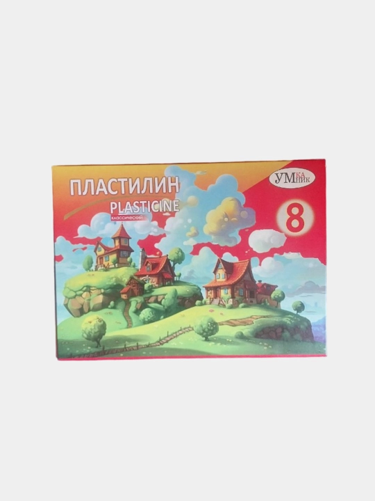 Пластилин для лепки, 6, 8, 10, 12 цветов