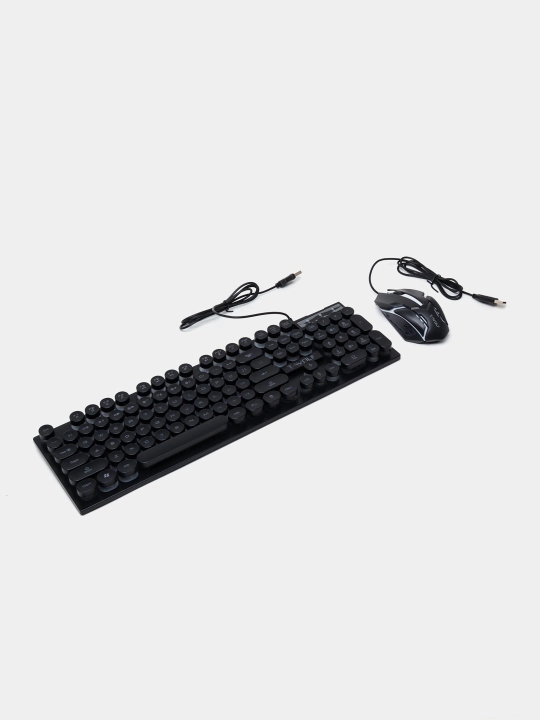 RGB yoritgichli T-Wolf TF270 o'yin klaviaturasi va sichqonchasi