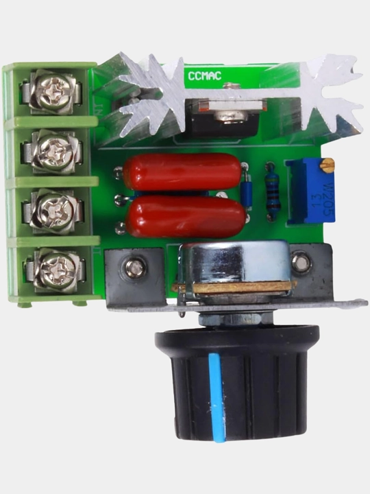 2000 W AC SCR Dvigatel tezligini nazorat qilish paneli tezlikni ozgartirish moduli 220V 25A