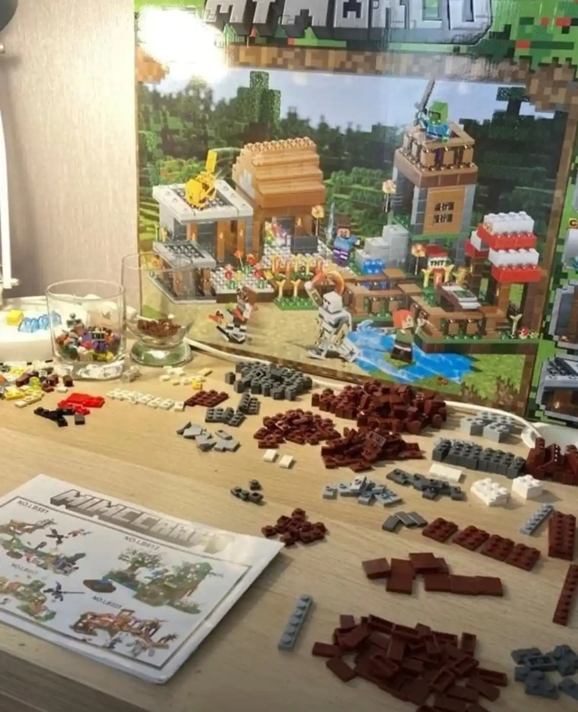 Lego My World konstruktori Lego Minecraft, Cube world bilan mos keladi