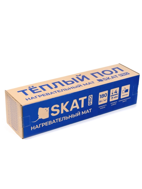 Isitish mati SKAT HT MAT PRO, elektr issiq pol tizimi, plitka ostiga isitish kabeli