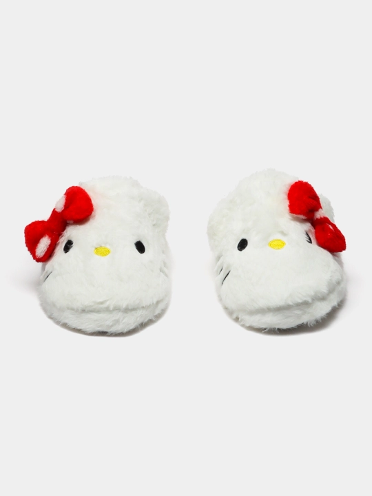 Тапочки Hello Kitty, kawaii, плюшевые, для дома
