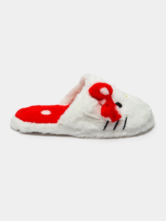 Тапочки Hello Kitty, kawaii, плюшевые, для дома