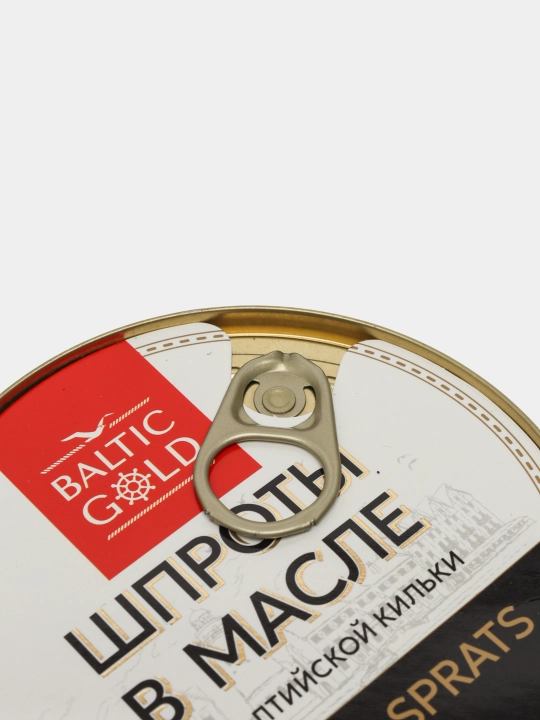 Shprotlar yog'da Baltic Gold, boltiq kilkasidan, 160 g