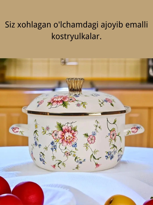 Emal qilingan kastrullar