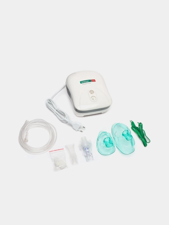 Ingalyator, nebulizer, kompressorli, Ulaizer home, bolalar va kattalar uchun, shovqinsiz
