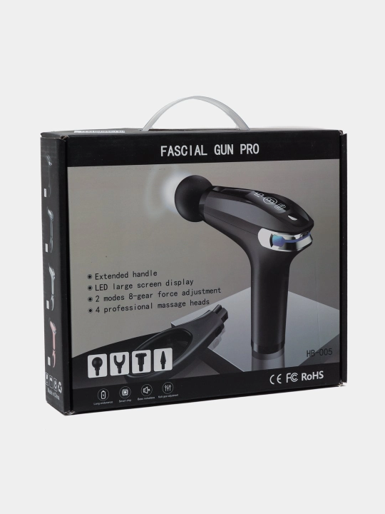 Массажер, массажный пистолет для похудения Fascial Gun Pro HB-005 - 