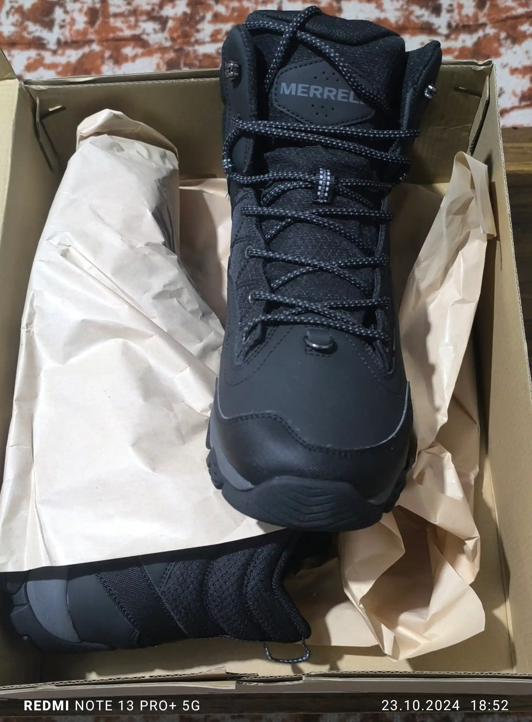 Ботинки кожаные Merrell