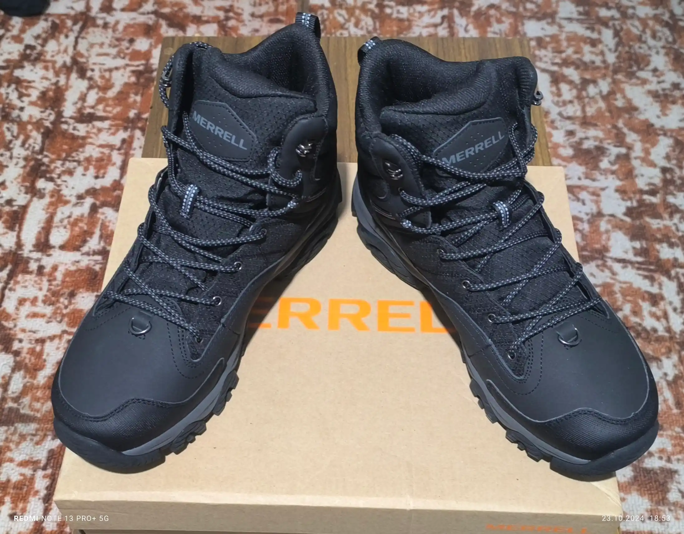 Ботинки кожаные Merrell