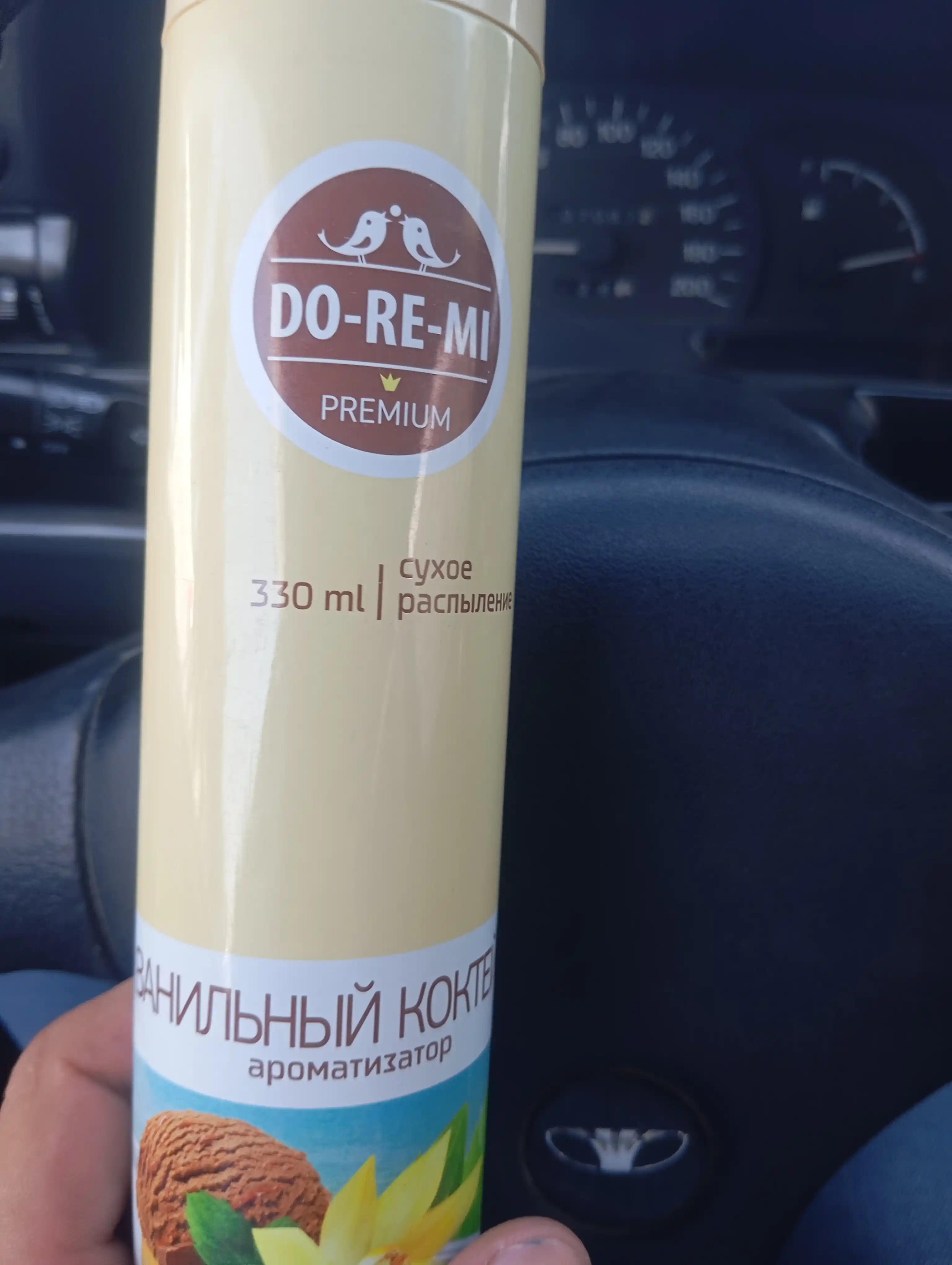 Освежитель воздуха Do-Re-Mi Premium, ванильный коктейль, cухое распыление, 330 мл